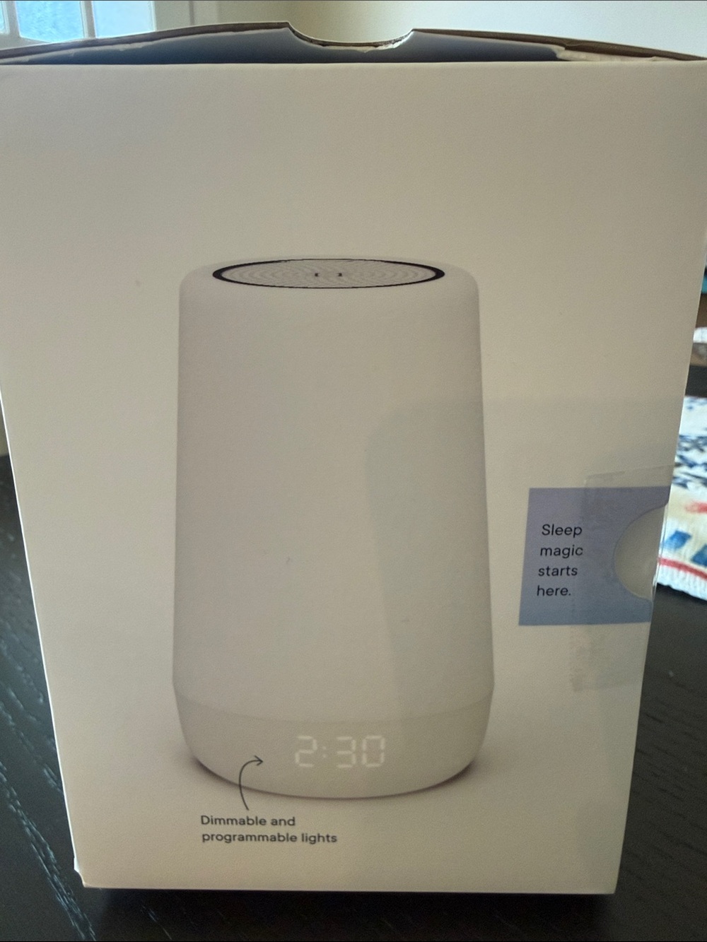 Hatch Baby White Dimmable Sleep Lamp with LED Clock